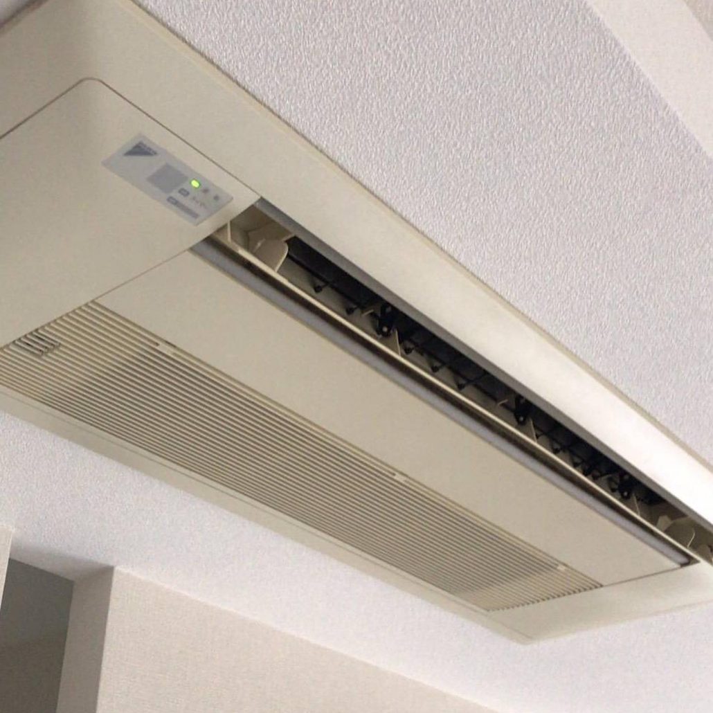 【利用者の声】「天井埋込式エアコンクリーニング」  エアコンクリーニング / 天井埋込タイプ