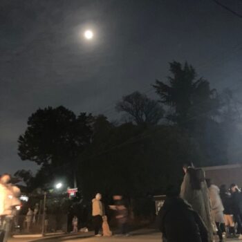 写真は夜にも行った時のですが・・・🌕