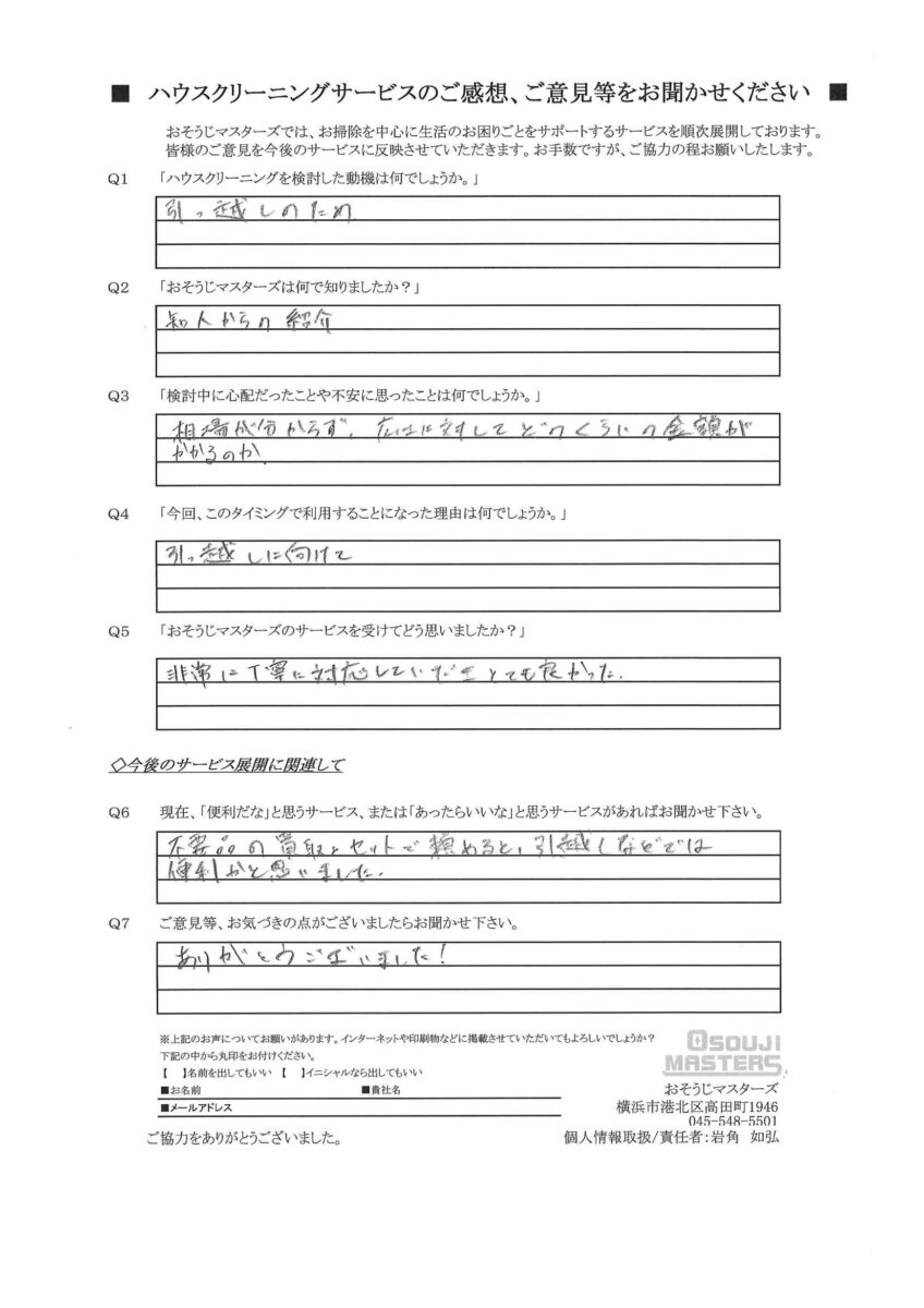 2026/04/04　キッチンクリーニング・レンジフードクリーニング　横浜市神奈川区